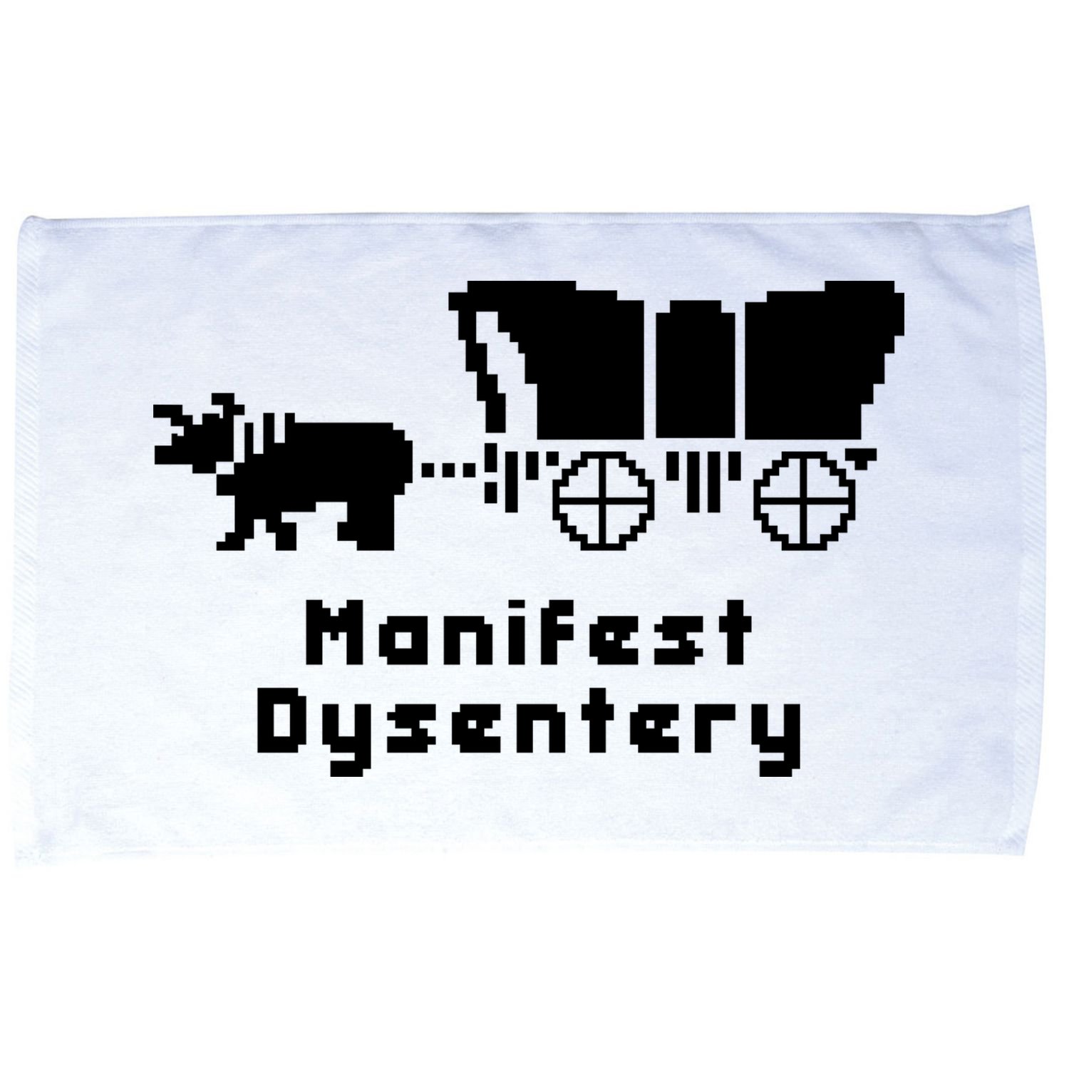 Oregon Trail Manifest Dysentery Microfiber Hand Towel