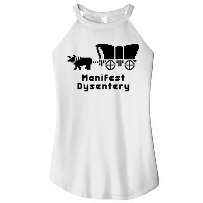 Oregon Trail Manifest Dysentery Women's Perfect Tri Rocker Tank