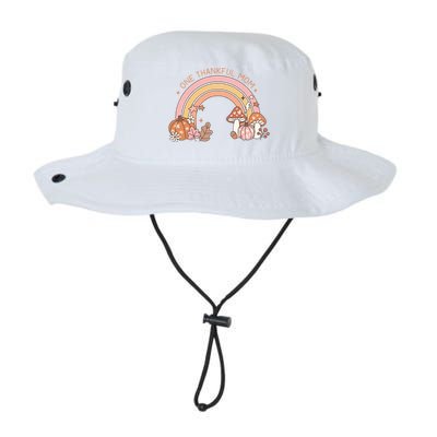 One Thankful Mom Thanksgiving Family Matching Rainbow Cute Gift Legacy Cool Fit Booney Bucket Hat