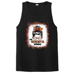 One Thankful Momma Fall Costume Leaves Autumn Thanksgiving Meaningful Gift PosiCharge Competitor Tank