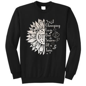 Occupational Therapy Month Ot Therapist Floral Sweatshirt