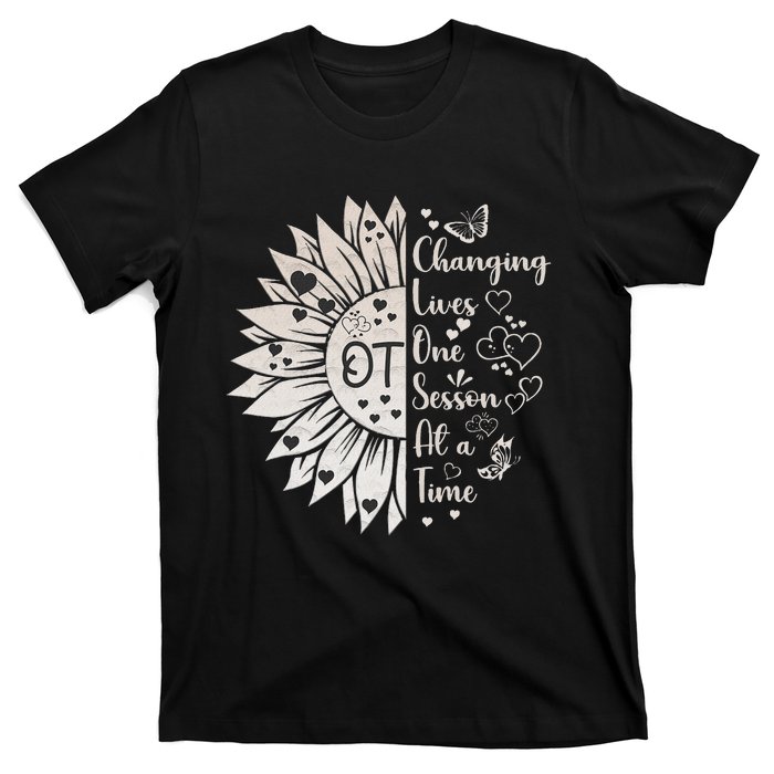 Occupational Therapy Month Ot Therapist Floral T-Shirt