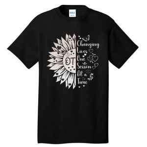 Occupational Therapy Month Ot Therapist Floral Tall T-Shirt