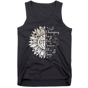 Occupational Therapy Month Ot Therapist Floral Tank Top