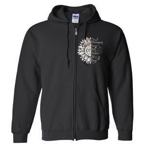 Occupational Therapy Month Ot Therapist Floral Full Zip Hoodie