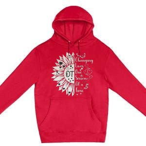 Occupational Therapy Month Ot Therapist Floral Premium Pullover Hoodie