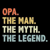 Opa The Man Myth Legend Father’S Day Gift For Grandpa G Dad Cooling Performance Crew T-Shirt