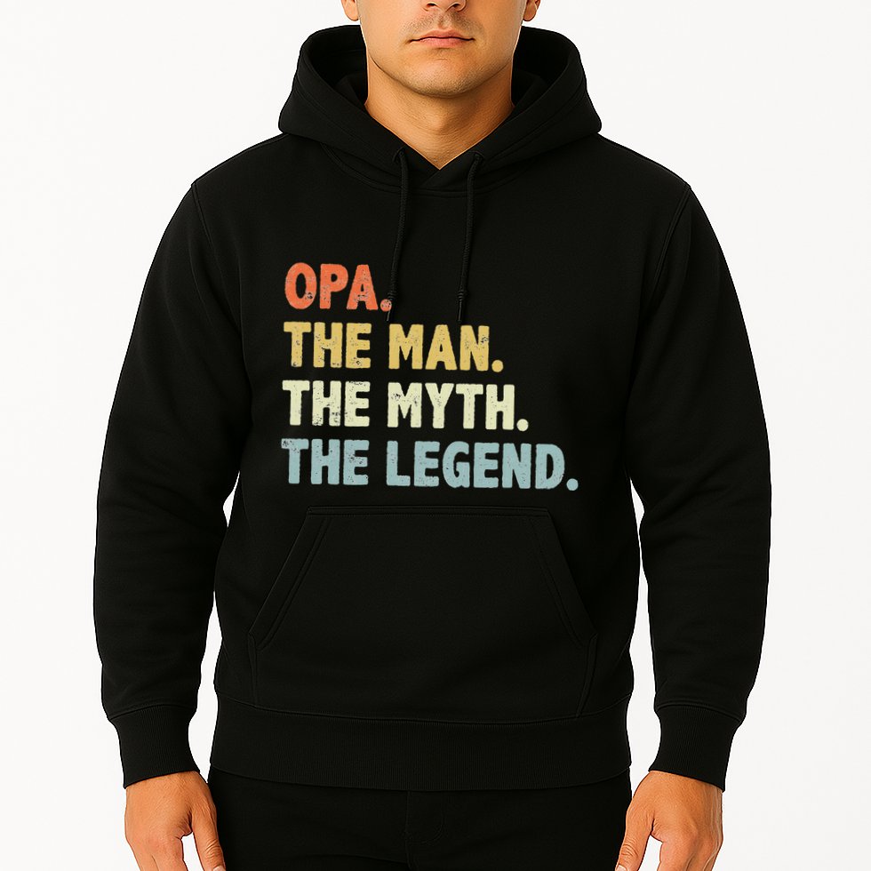 Opa The Man Myth Legend Father’S Day Gift For Grandpa G Dad Hoodie