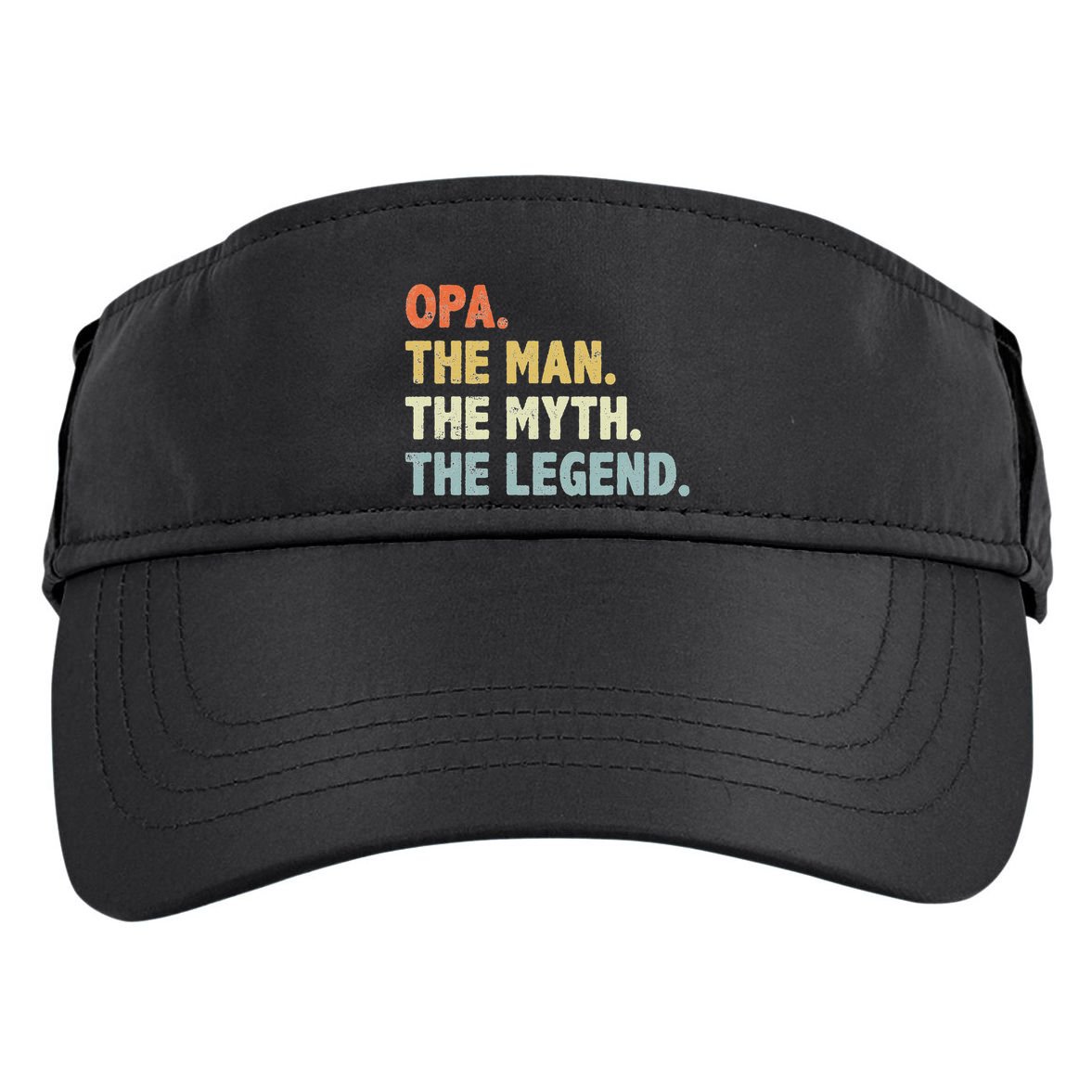 Opa The Man Myth Legend Father’S Day Gift For Grandpa G Dad Adult Drive Performance Visor