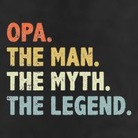 Opa The Man Myth Legend Father’S Day Gift For Grandpa G Dad Adult Drive Performance Visor