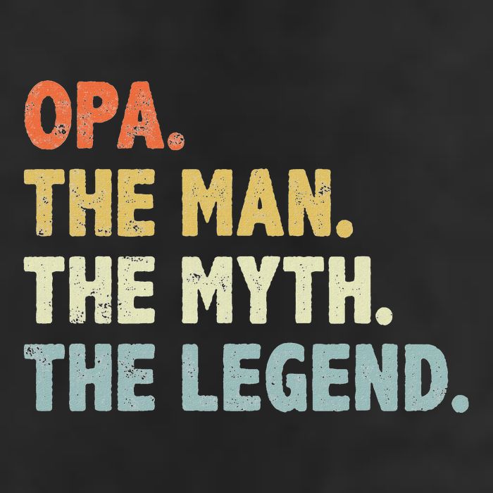 Opa The Man Myth Legend Father’S Day Gift For Grandpa G Dad Adult Drive Performance Visor