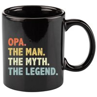 Opa The Man Myth Legend Father’S Day Gift For Grandpa G Dad 11oz C Handle Ceramic Mug