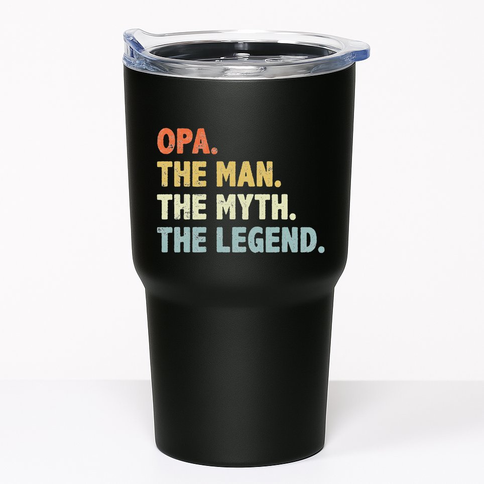 Opa The Man Myth Legend Father’S Day Gift For Grandpa G Dad Tumbler