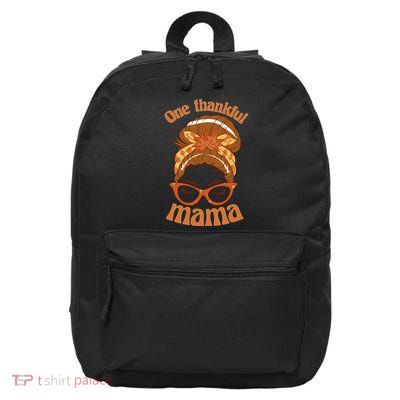 One Thankful Mama Autumn Festive Hair Bun 16 in Basic Backpack