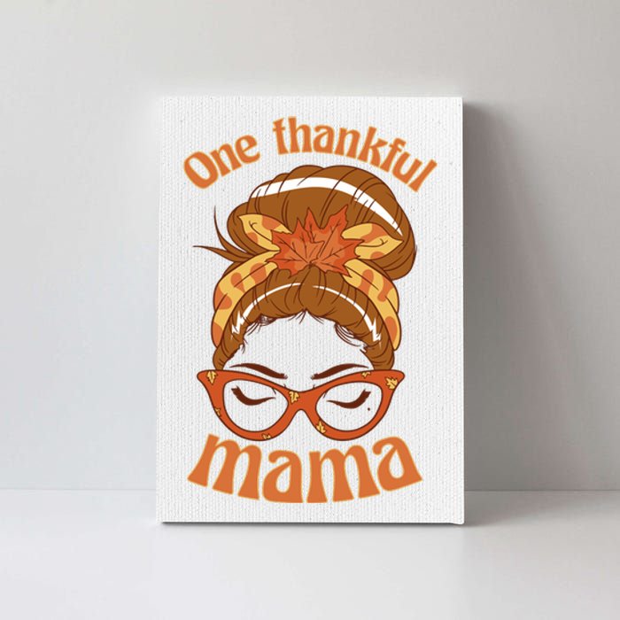 One Thankful Mama Autumn Festive Hair Bun Canvas