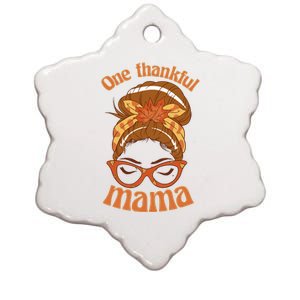 One Thankful Mama Autumn Festive Hair Bun Ceramic Star Ornament