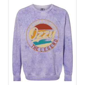 Ozzy The man the myth the legend Colorblast Crewneck Sweatshirt