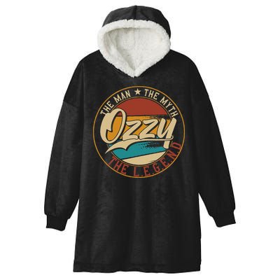 Ozzy The man the myth the legend Hooded Wearable Blanket
