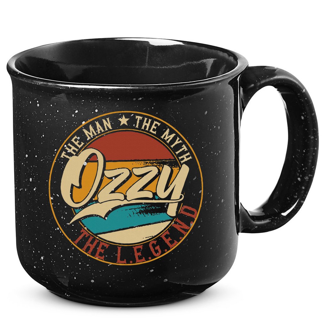 Ozzy The man the myth the legend 15oz Campfire Ceramic Mug
