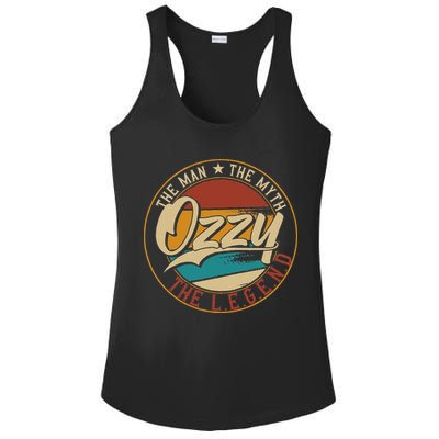 Ozzy The man the myth the legend Ladies PosiCharge Competitor Racerback Tank
