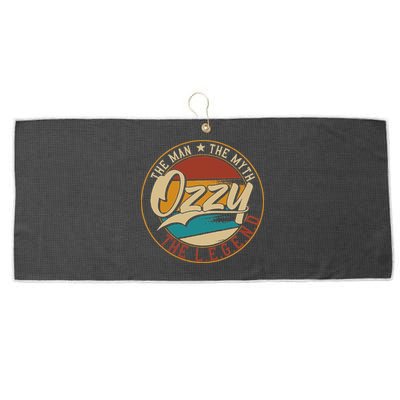 Ozzy The man the myth the legend Large Microfiber Waffle Golf Towel