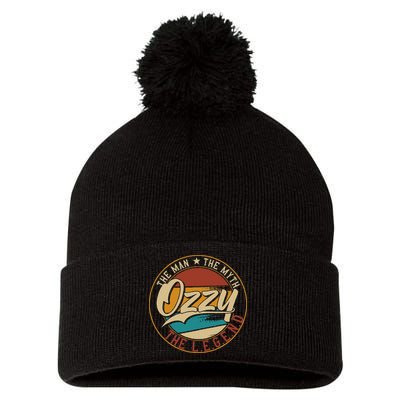 Ozzy The man the myth the legend Pom Pom 12in Knit Beanie