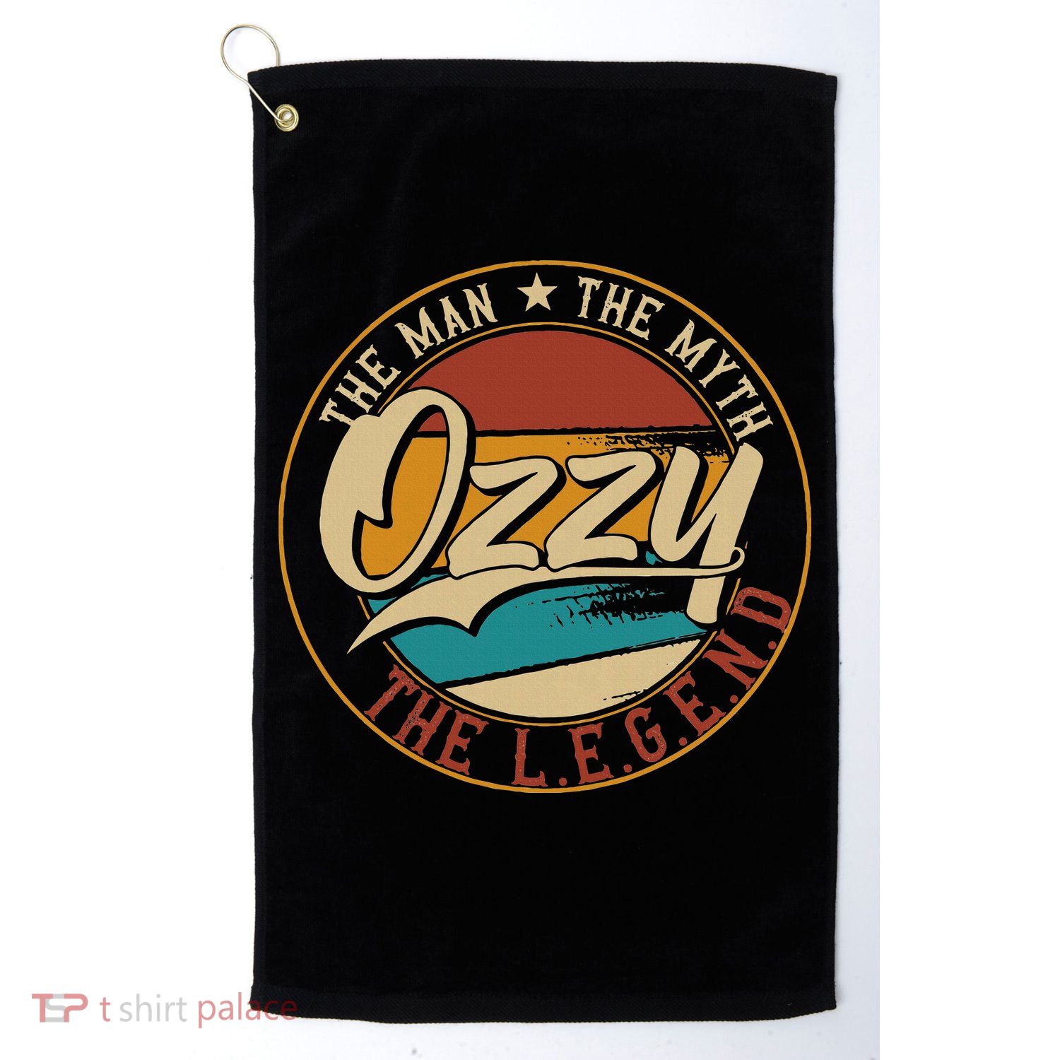 Ozzy The man the myth the legend Golf Towel