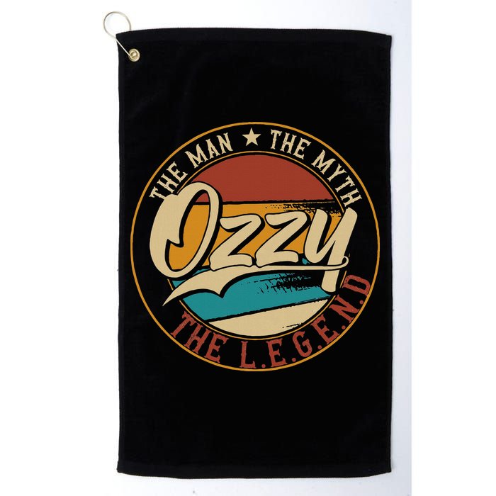 Ozzy The man the myth the legend Golf Towel