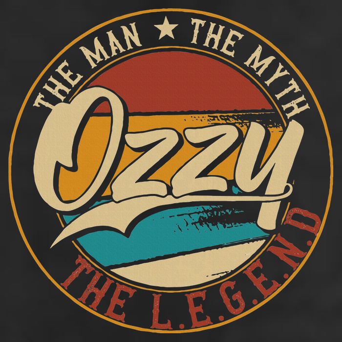 Ozzy The man the myth the legend Golf Towel