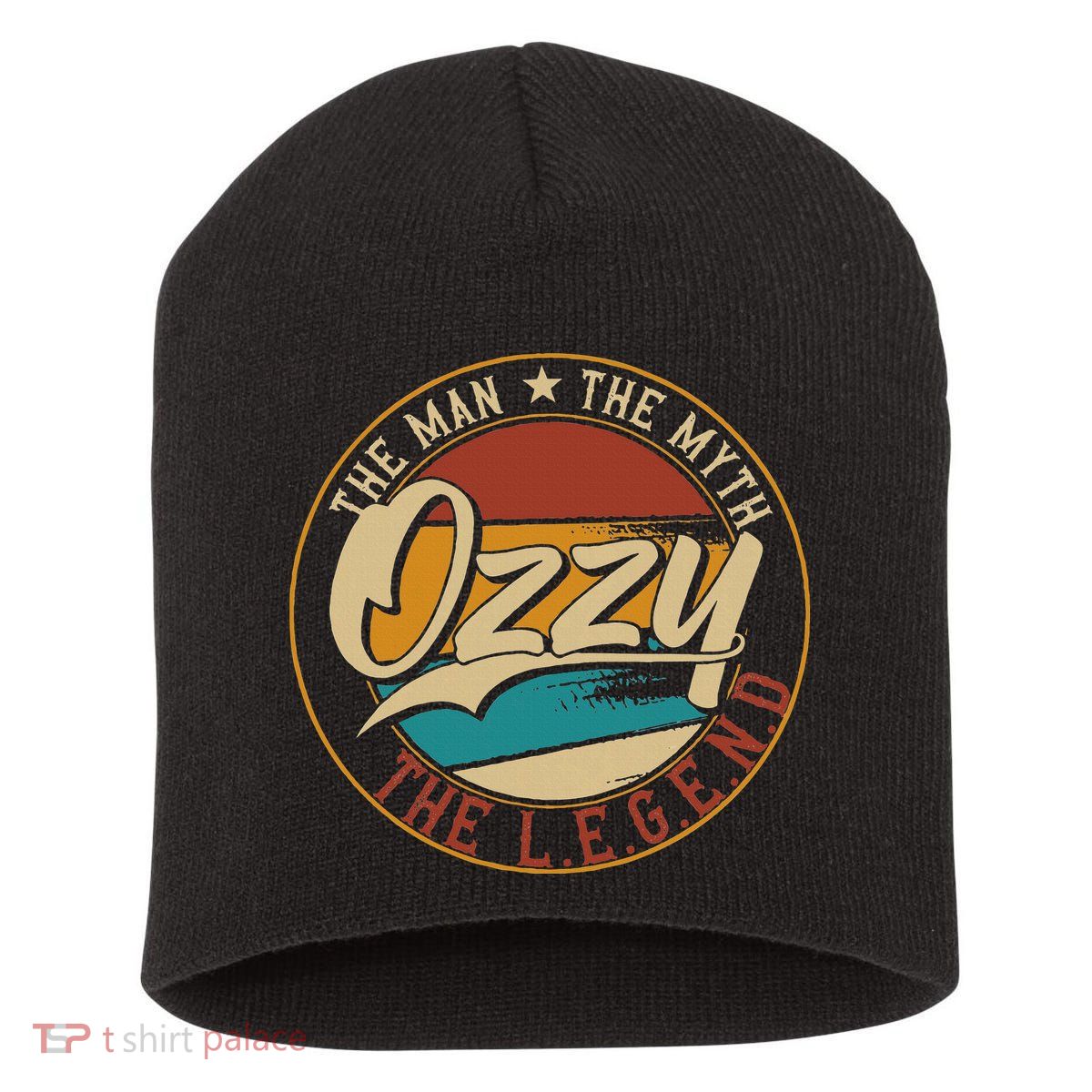 Ozzy The man the myth the legend Short Acrylic Beanie