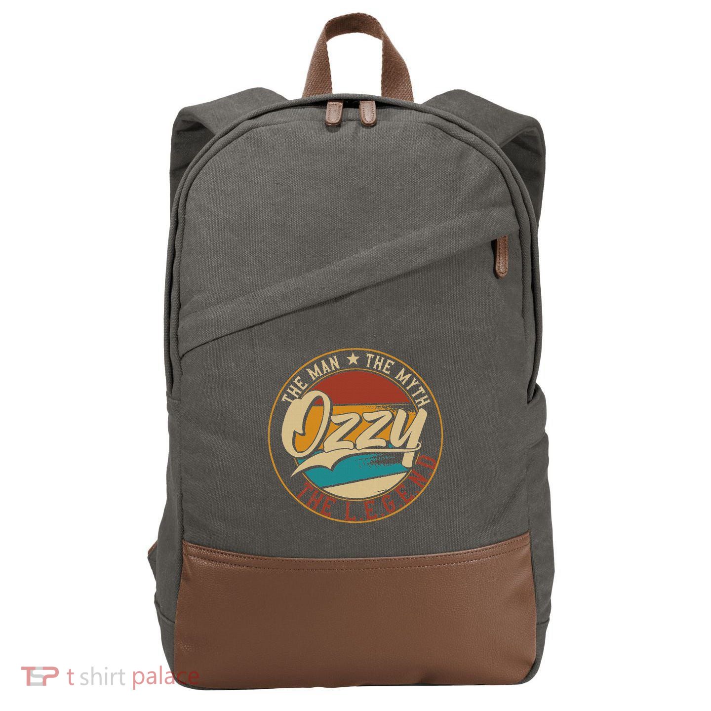 Ozzy The man the myth the legend Cotton Canvas Backpack