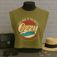 Ozzy The man the myth the legend Garment-Dyed Women's Muscle Tee