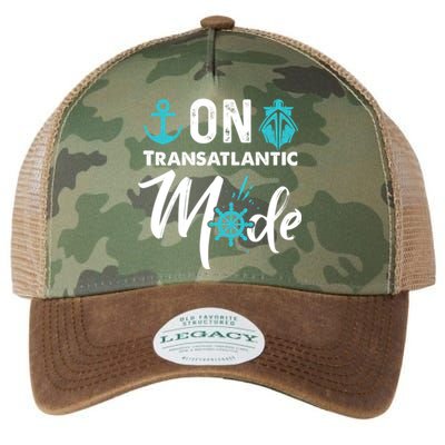 On Transatlantic Mode Transatlanticss Cruise Legacy Tie Dye Trucker Hat