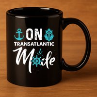 On Transatlantic Mode Transatlanticss Cruise 11oz C Handle Ceramic Mug