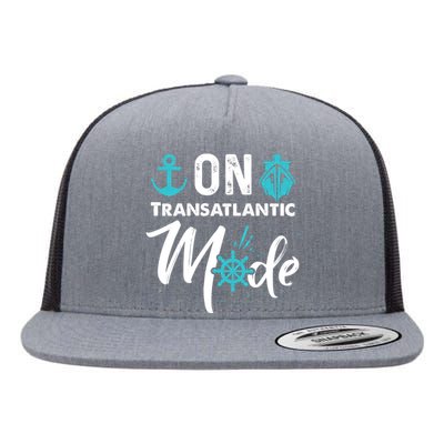 On Transatlantic Mode Transatlanticss Cruise Flat Bill Trucker Hat