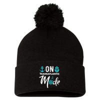 On Transatlantic Mode Transatlanticss Cruise Pom Pom 12in Knit Beanie