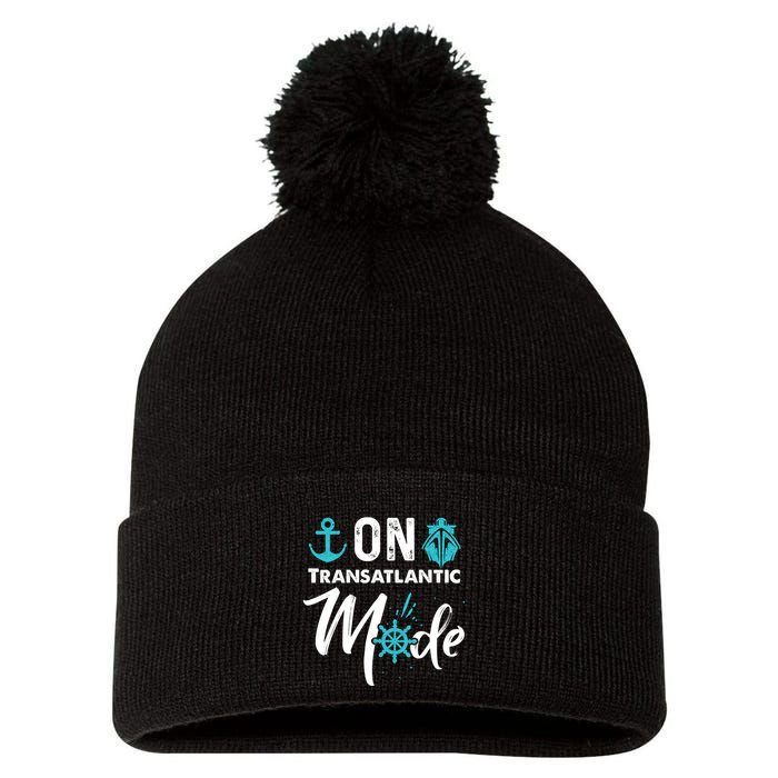 On Transatlantic Mode Transatlanticss Cruise Pom Pom 12in Knit Beanie
