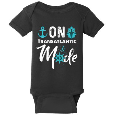 On Transatlantic Mode Transatlanticss Cruise Baby Bodysuit