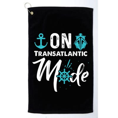 On Transatlantic Mode Transatlanticss Cruise Golf Towel