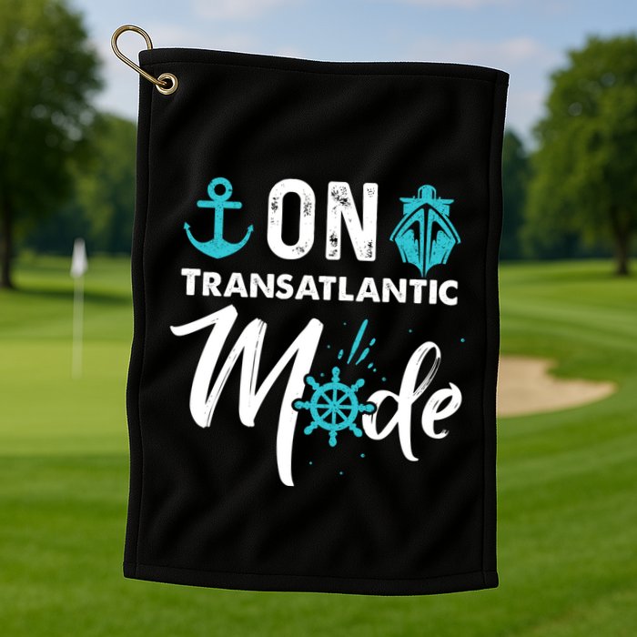 On Transatlantic Mode Transatlanticss Cruise Golf Towel
