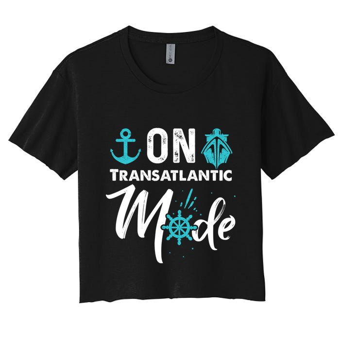 On Transatlantic Mode Transatlanticss Cruise Crop Top