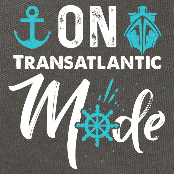 On Transatlantic Mode Transatlanticss Cruise Cotton Canvas Backpack