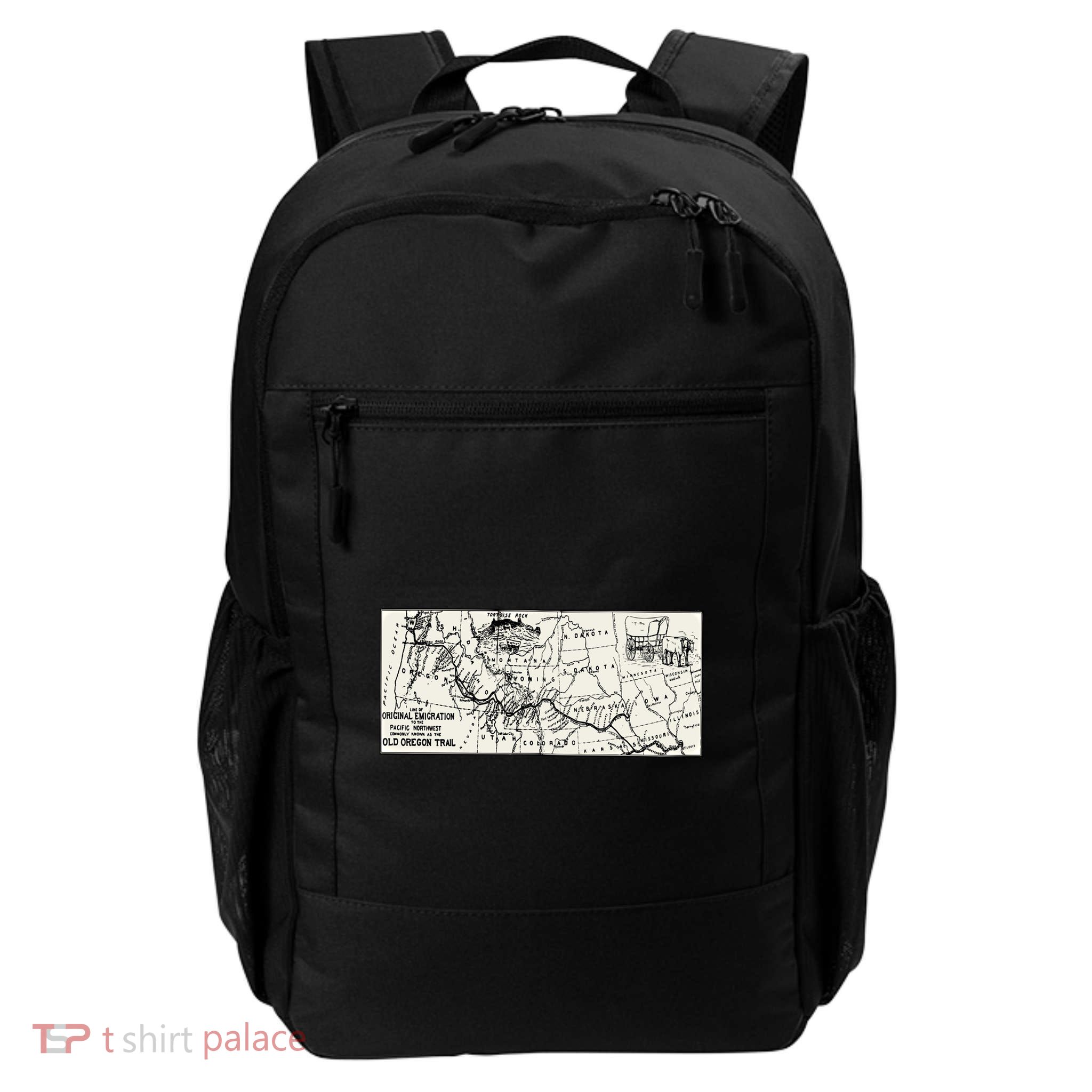 Oregon Trail Map Gift Ox Team Usa Cartography Geography History Meaningful Gift Backpack