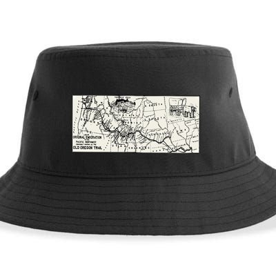 Oregon Trail Map Gift Ox Team Usa Cartography Geography History Meaningful Gift Sustainable Bucket Hat