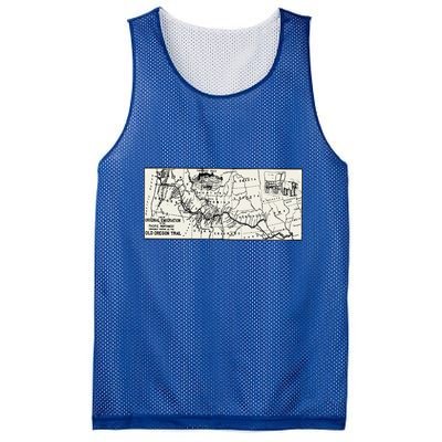 Oregon Trail Map Gift Ox Team Usa Cartography Geography History Meaningful Gift Mesh Reversible Basketball Jersey Tank
