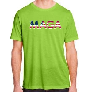 Original Trump Maga American Flag Maga America First Maga Great Gift Adult ChromaSoft Performance T-Shirt