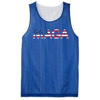 Original Trump Maga American Flag Maga America First Maga Great Gift Mesh Reversible Basketball Jersey Tank