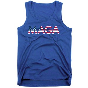 Original Trump Maga American Flag Maga America First Maga Great Gift Tank Top