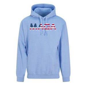 Original Trump Maga American Flag Maga America First Maga Great Gift Unisex Surf Hoodie