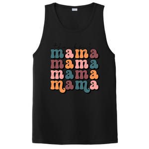 One Thankful Mama Funny Fall Autumn Thanksgiving PosiCharge Competitor Tank